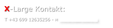 X-Large Kontakt:    
T +43 699 12635256 - M info(at)xlpartyband.at 